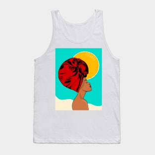 Portrait - Forward Red Tank Top